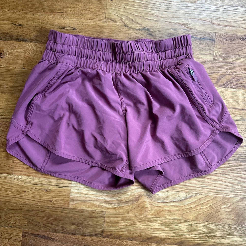 Lululemon dark pink shorts!